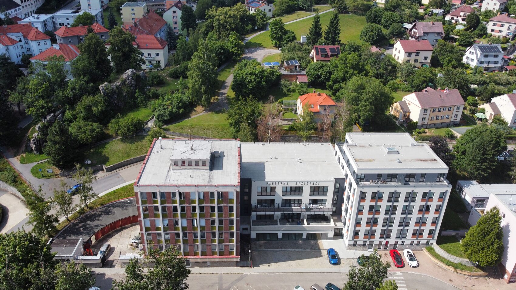 Panorama Residence a historické centrum Prachatic